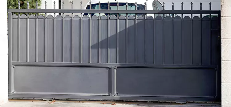 Metal Driveway Gate Installation Weston